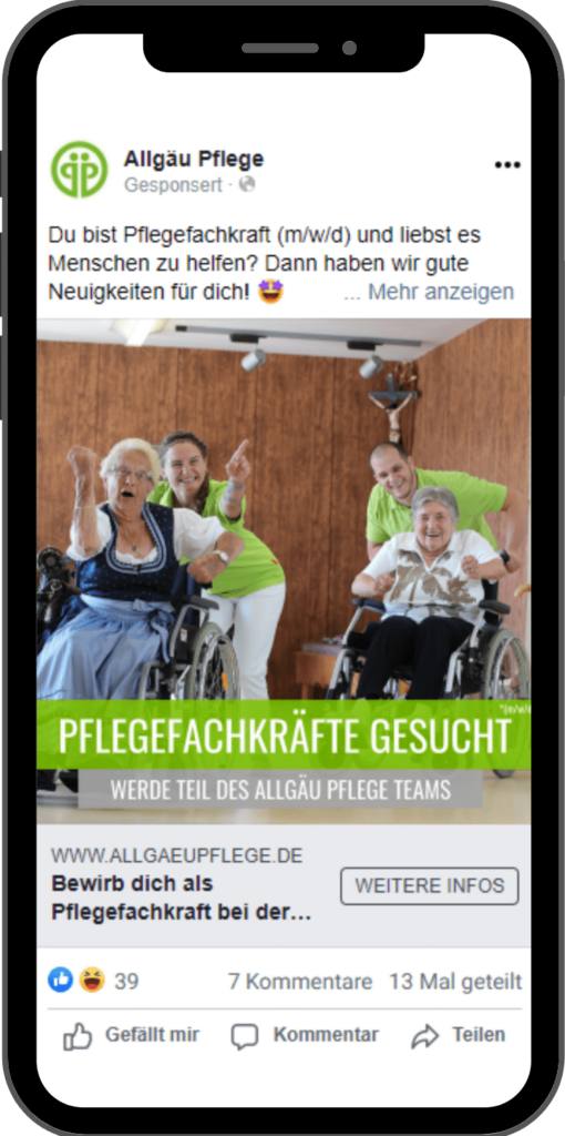 Kampagne Allgäu Pflege